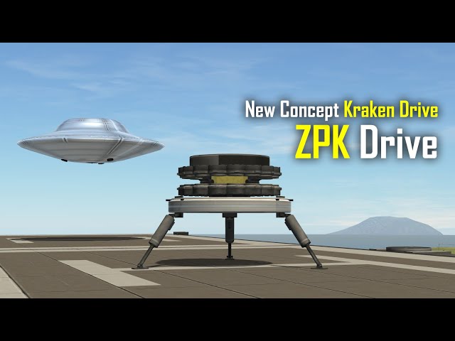 Stock KSP - Flying a saucer with free energy! 138kN ZPK Drive Demo class=