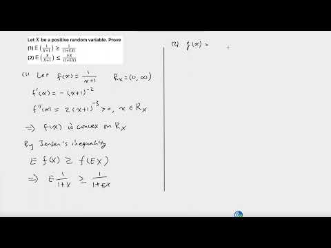 Jensen inequality application
