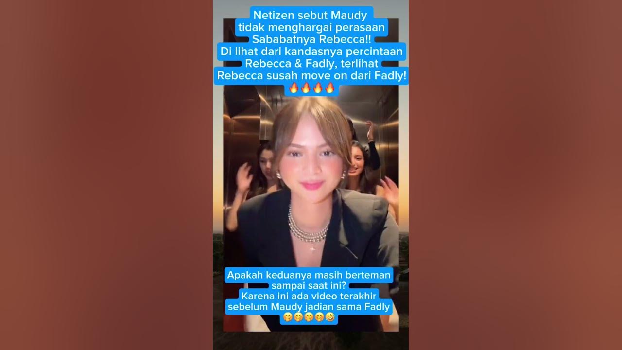 Temen mah temen, tapi klo soal cinta ga ada yang tau yakk!🤭🥰🤣 #rebeccaklopper #fadlyfaisal
