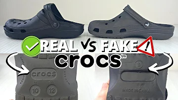 5 Ways To Spot FAKE CROCS Fast: Real vs Fake Crocs