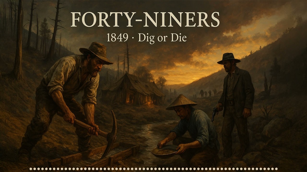 🎵 Forty-Niners - California Gold Rush, 1849 (History Song)