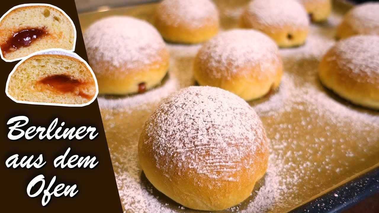 Berliner aus dem Ofen | super einfach und unkompliziert | Pfannkuchen | Faschingskrapfen