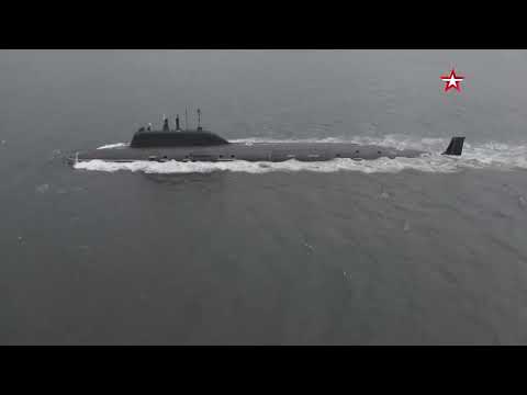 Launch of Kalibr cruise missile from a nuclear-powered submarine