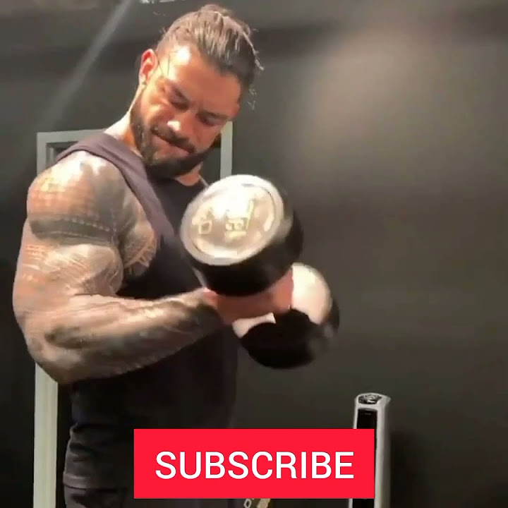 Biceps Workout With Roman Reigns 💪 wwe wrestling romanreigns shorts