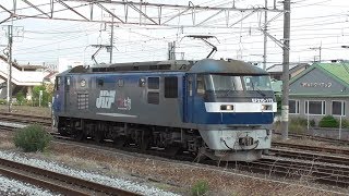 EF210もかっこいいな！ 電気機関車EF210-172　高崎線 倉賀野駅 貨物線起点０キロポスト 2019年6月8日 撮影