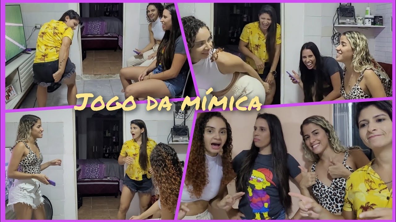 DESAFIAMOS BRENDA RAKEL E TATI NO JOGO DA MÍMICA! #comedia # ...