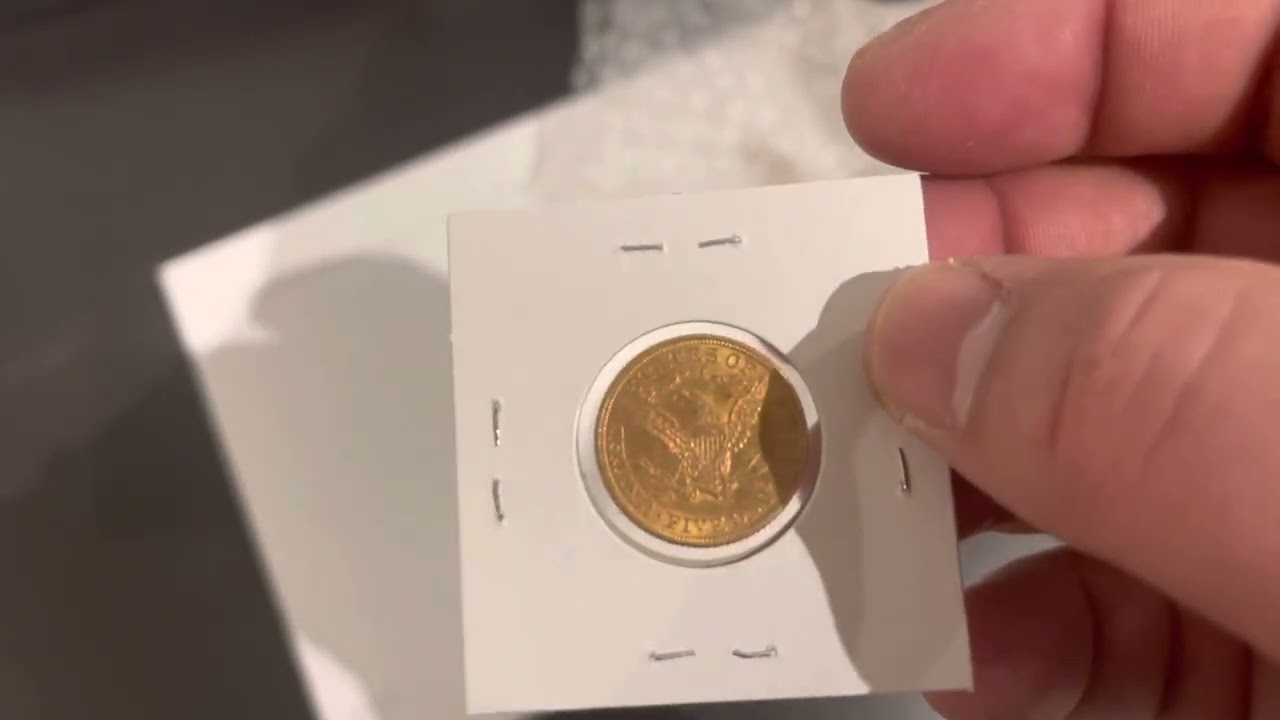 $5 1/2 Liberty 1881 Gold coin