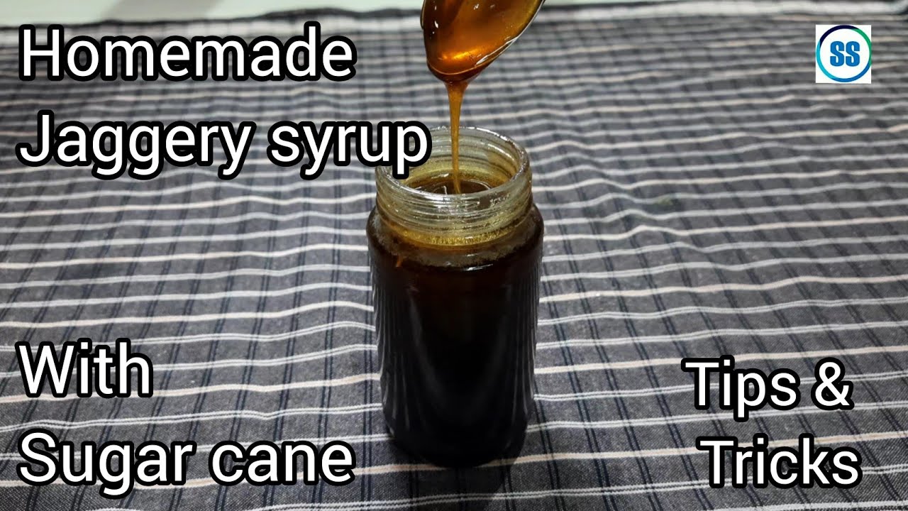 Homemade Jaggery Syrup Recipe || How To Make Jaggery Syrup At Home ...