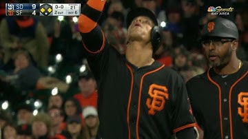 SD@SF: Hernandez plate Gillaspie with a single