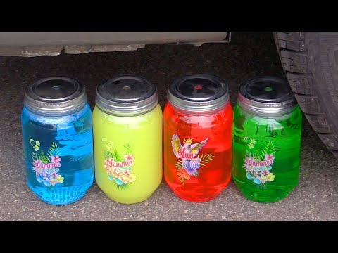 【Asmr】アンパンマンパトカー他、おもちゃをタイヤで踏んでみた結果！！【Asmr】バイキンマンとホラーマンの打倒アンパンマン大作戦！！