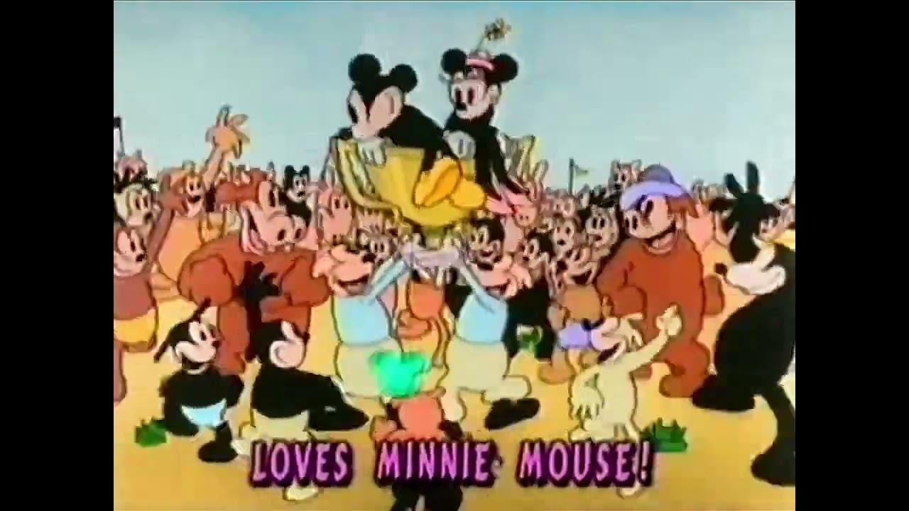 Mickey Mouse - Barnyard Olympics (1932, Computer Colorized