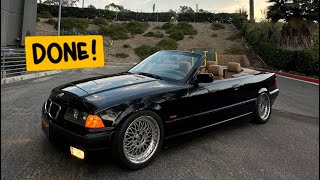 My E36 vert is finally complete!