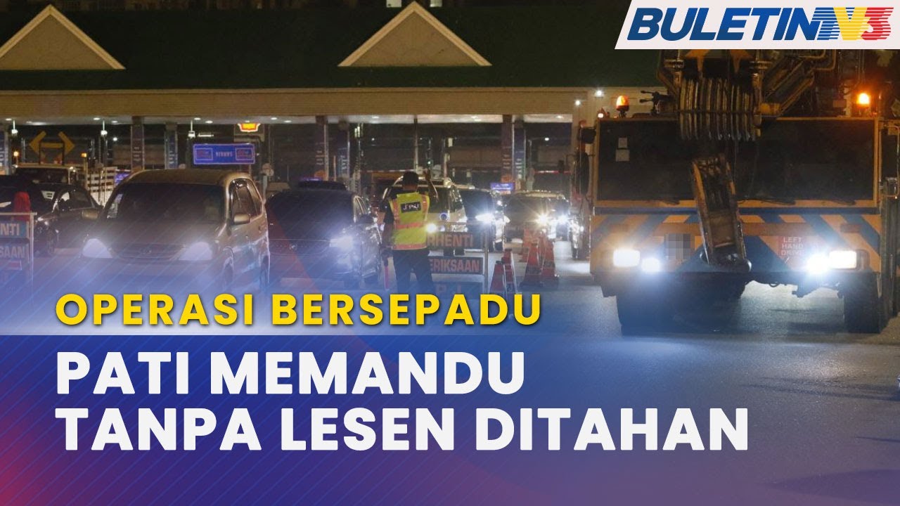 OPERASI BERSEPADU | PATI Pandu Kereta Sewa Dari Pulau Pinang Ditahan