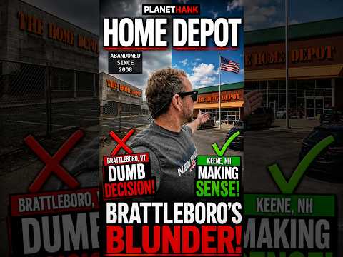 🚨 BRATTLEBORO'S HOME DEPOT BLUNDER 🚨For years, activists fought Home Depot in Brattleboro.