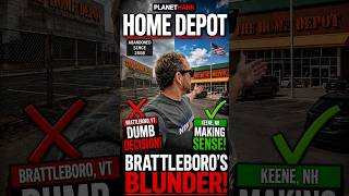 🚨 BRATTLEBORO'S HOME DEPOT BLUNDER 🚨For years, activists fought Home Depot in Brattleboro.