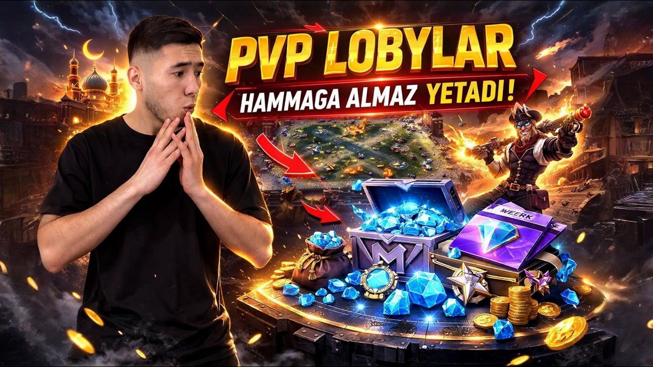 🔴 MLBB LIVE | 6-KUN YUTUQLI LOBY PVP VA 170+ IMMORTAL PUSH Road to 200⭐
