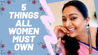 5 THINGS ALL WOMEN MUST OWN | RANDOM THINGS WOMEN MUST HAVE | 5 COOL ITEMS EVERY BUSY WOMAN NEEDS |