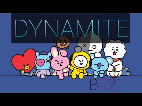 Dynamite Lyrics Video ( BTS ) with your favorite BT21