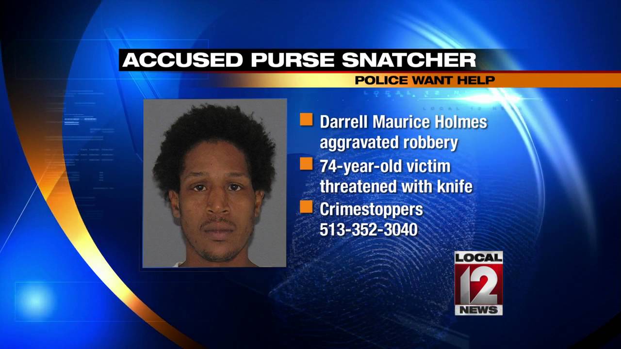 Police search for accused purse snatcher