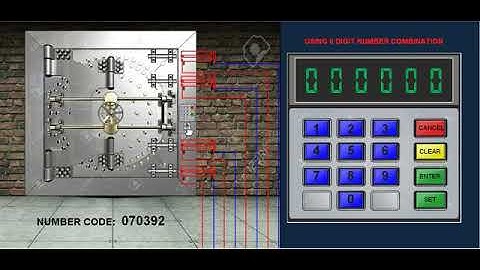 Automation studio 6.0v simulation (vault lock) #automationstudio #sevensegmentdisplay