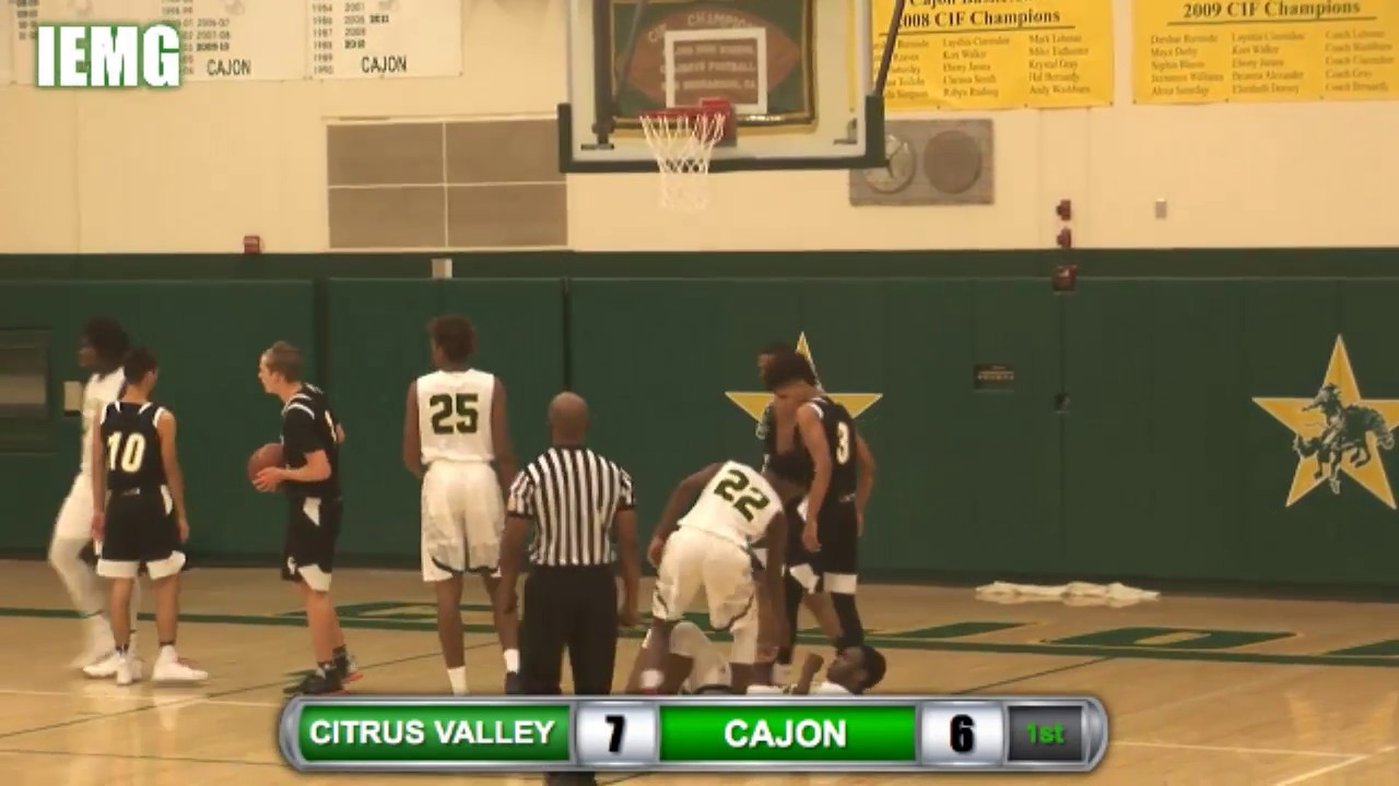LIVE BASKETBALL! Citrus Valley vs. Cajon (11018) San Bernardino, CA