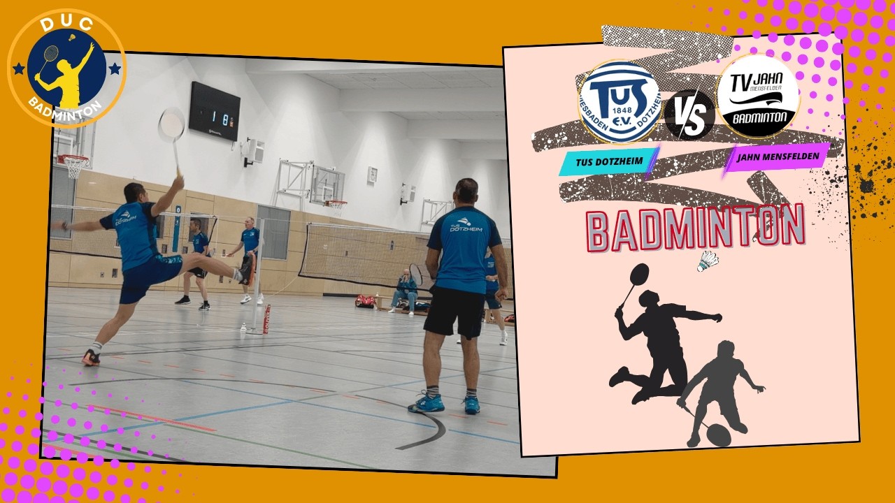 Duc/Shoaib vs Max/Danny 🏸 Bezirksliga B WI Saison 25/26 Rückrunde #Badminton  #tusdotzheim