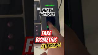Coal  mines me Biometric hack for attendance ?