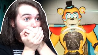 FNAF SECURITY BREACH GAMEPLAY \& RELEASE DATE TRAILER REACTION!!! THIS GAME IS INSANE!