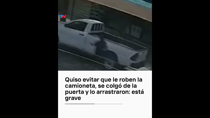 Quiso evitar que le roben la camioneta, se colgó de la puerta y lo arrastraron: está grave