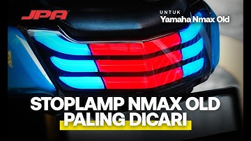 REVIEW LAMPU STOP NMAX OLD TIPE GARIS BLACK  EDITION