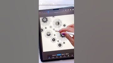 Procreate Flower Drawing Pattern #shorts #procreate #pattern #flowerdrawing #procreateart
