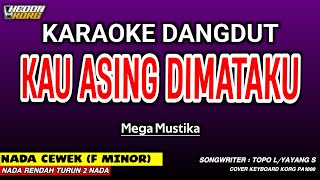 Kau Asing Dimataku Karaoke Dangdut  Nada Wanita
