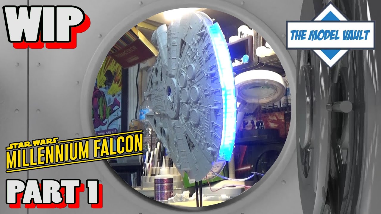 Millennium Falcon Cutaway 1/58 Scale AMT/ERTL Practice Build Part 1