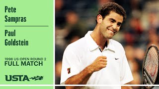 Pete Sampras vs. Paul Goldstein Full Match | 1998 US Open Round 2 Net Worth