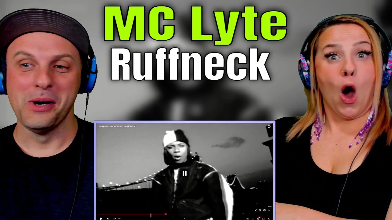 MC Lyte - Ruffneck (Официальное видео) [Откровенные] РЕАКЦИИ THE WOLF HUNTERZ