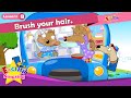 Lesson 10_(B)Brush your teeth / hair. - Cartoon Story - English Education - conversation for kids