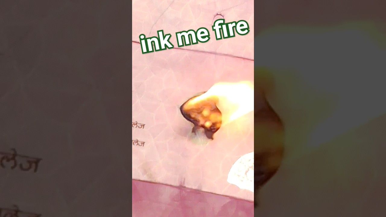 ink me fire trendingshorts YouTube