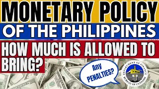 🔴MONETARY RULES: HOW MUCH MONEY IS REALLY ALLOWED TO BRING TO THE PHILIPPINES WITHOUT DECLARING IT?