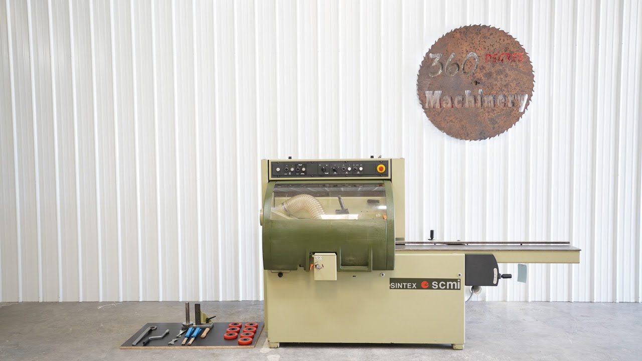 SCMI SINTEX MOULDER 4 SIDED S4S PLANER - YouTube