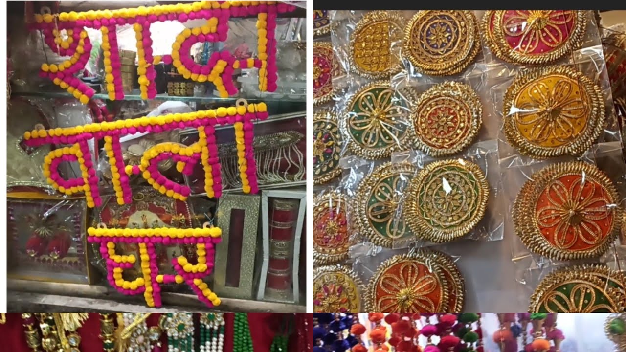 Chandni Chowk Market Kinari Bazar Delhi Wedding And Festival Items 2022