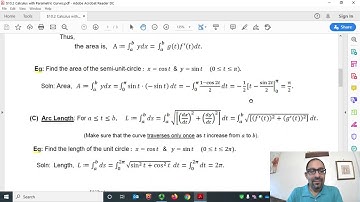$10.2: Calculus with Parametric Curves | Calculus 2 Lecture – Dr. Dahal