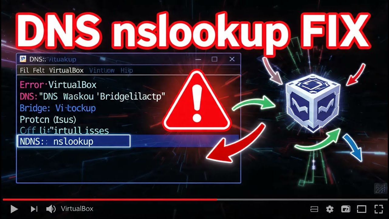 How to solve DNS and nslookup failures with VirtualBox bridged networkin