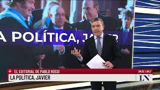 La política, Javier; el editorial de Pablo Rossi