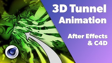 C4D Tutorial - 3D Tunnel Animation with Smooth Camera Moves (Cinema 4D / After Effects)