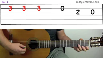 Guitar Lesson 4E: The Wheels on the Bus