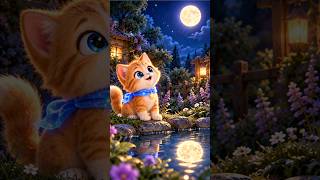 The Kitten Who Tried to Catch the Moon 🌙🐱