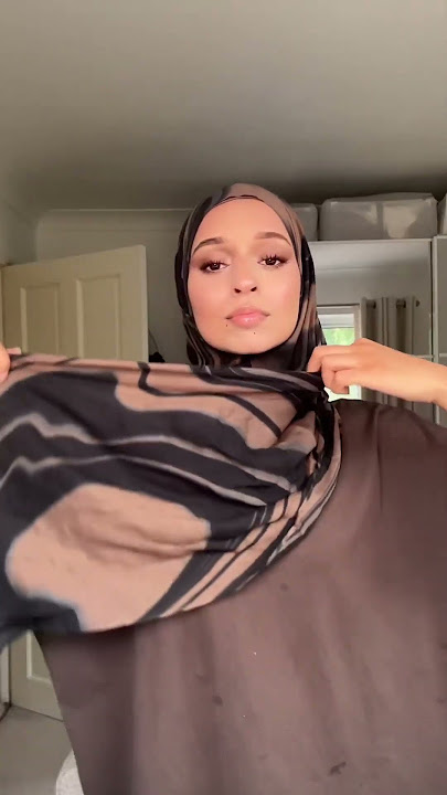 Full coverage Hijab style for summer☀️ #hijabi #hijabtutorial