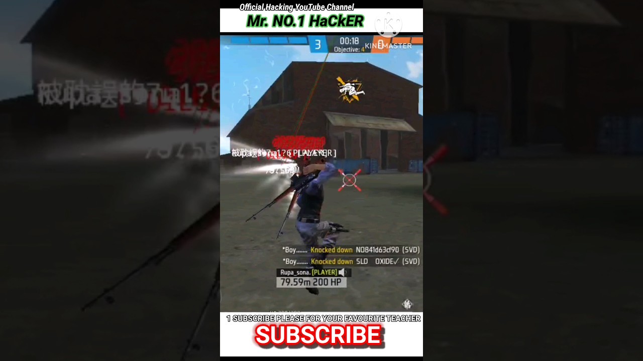 world's biggest and grandmaster hacking FFH4X Free FIRE goldest moment 👹? 