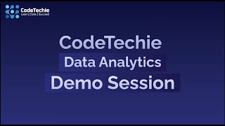 Demo session Data Analytics By CodeTechie