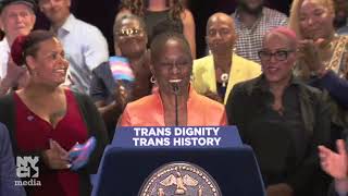 Mayor Bill de Blasio Announces SheBuiltNYC Monument for Activists Sylvia Rivera and Marsha P Johnson